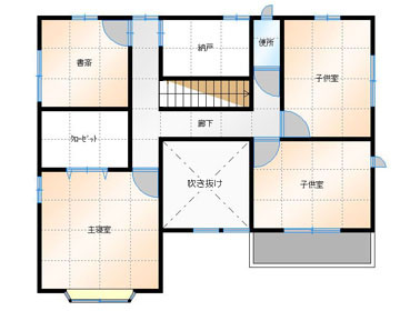 ２階間取り図