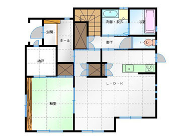 １階間取り図