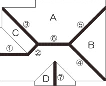 屋根伏図