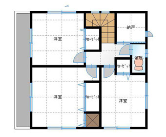 ２階間取り図