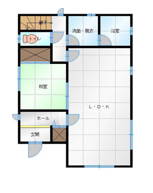 １階間取り図