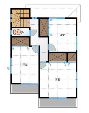 ２階間取り図