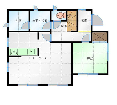 １階間取り図