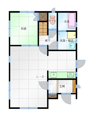 １階間取り図