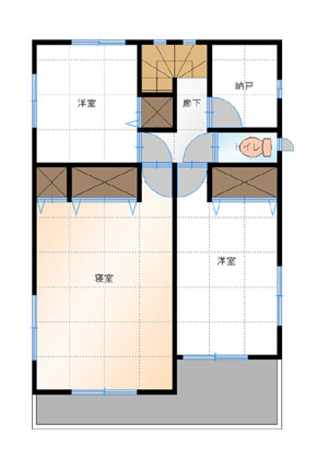 ２階間取り図