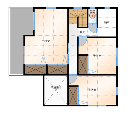 ２階間取り図