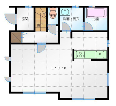 １階間取り図